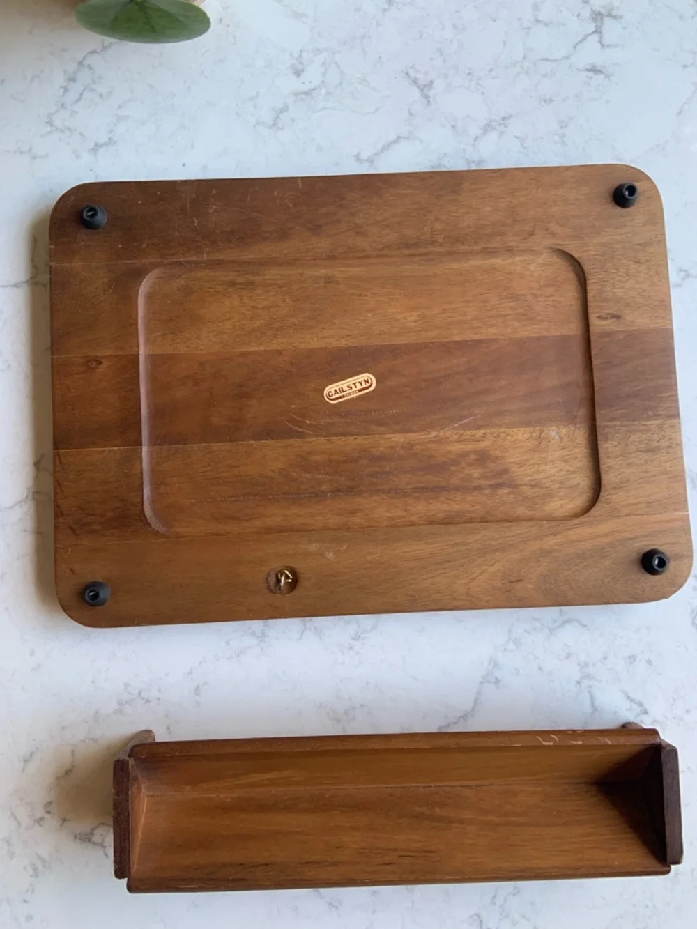 Vintage MCM Teak Cheese Board